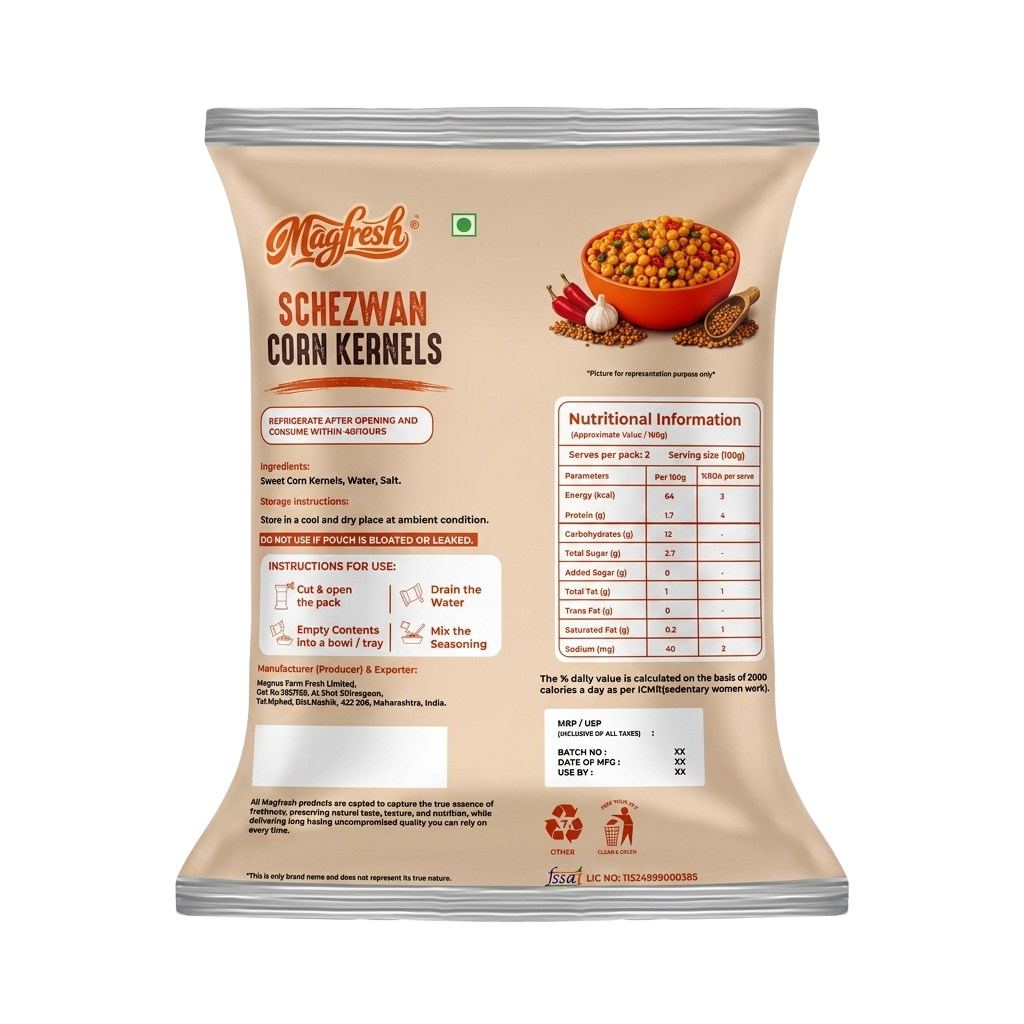 Schezwan Corn Kernels 🌶️🥢 — Bold Spicy Crunch